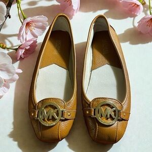 MICHAEL KORS Genuine Leather Flats • Size 8.5 • Women